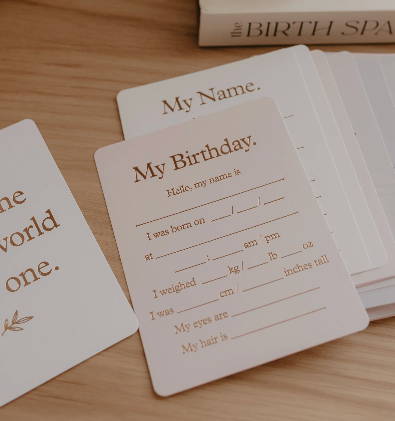 Fox & Fallow Baby Milestone Cards