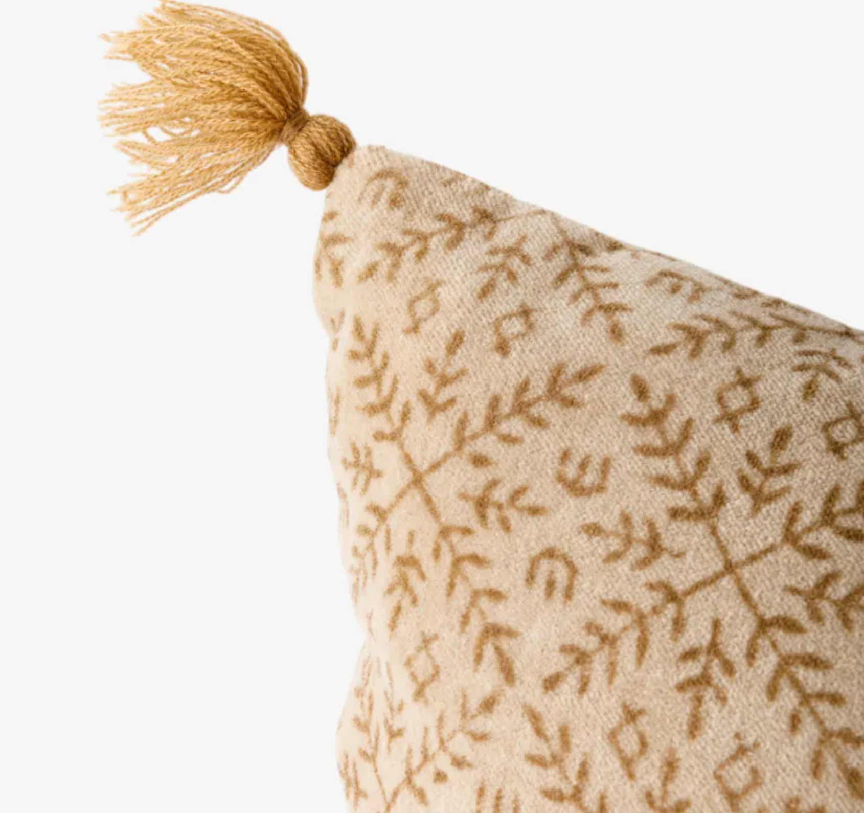 Jolie Handblock Velvet Cushion