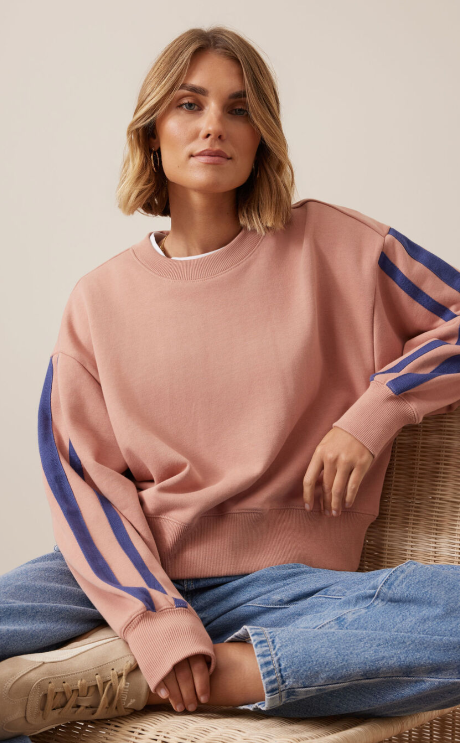 Ceres Life Sasha Sporty Slouchy Crew