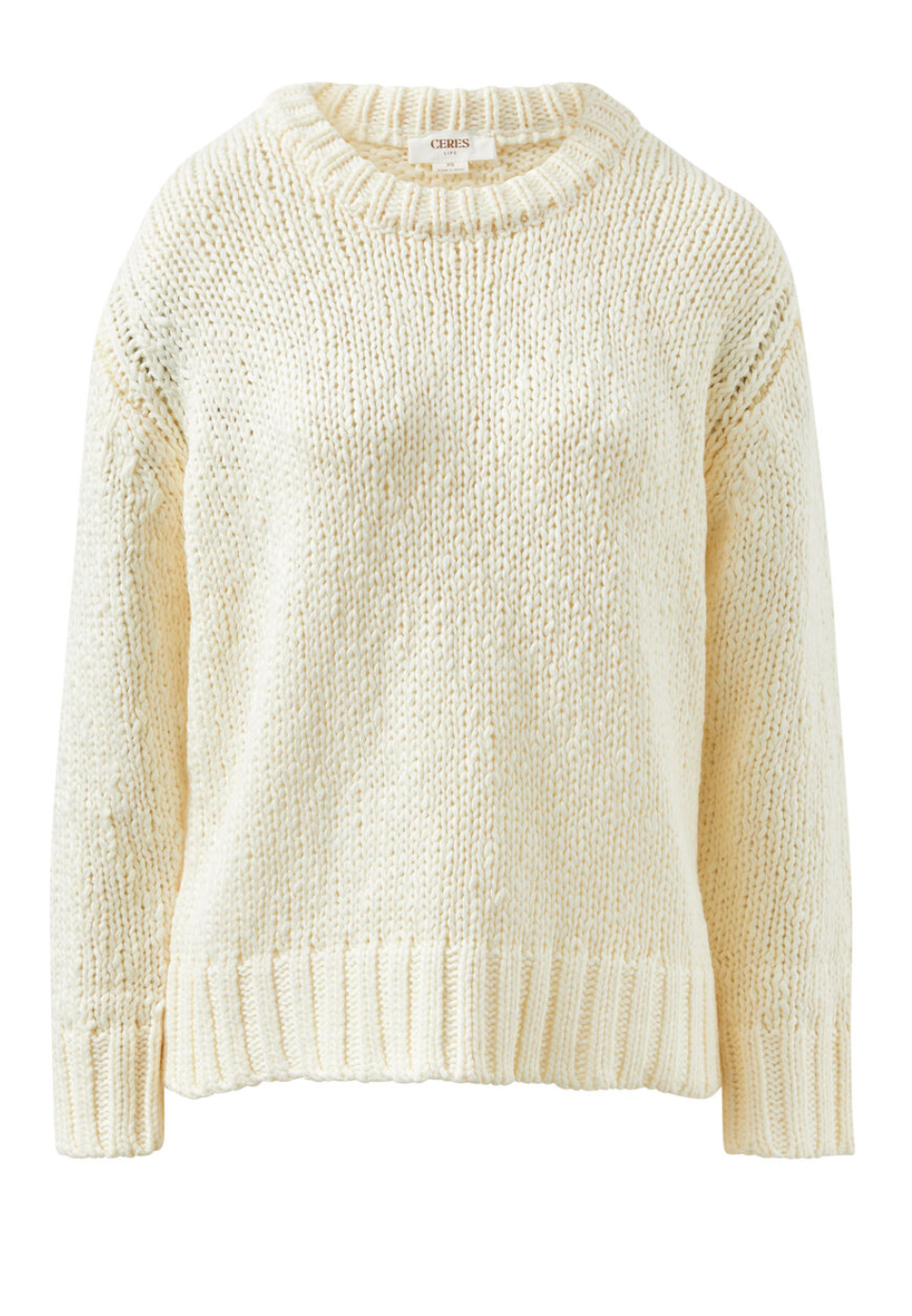 Ceres Life Sage Chunky Knit Crew