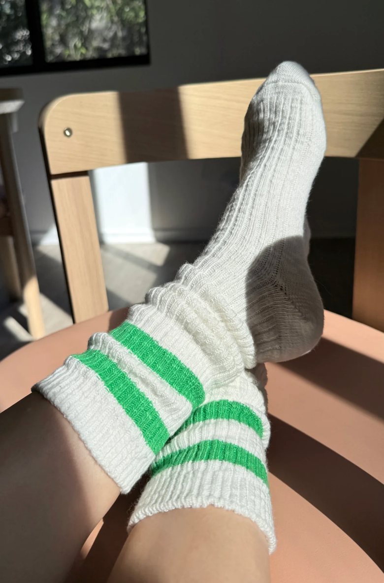Le Bon Shoppe Cottage Sock Green Varsity