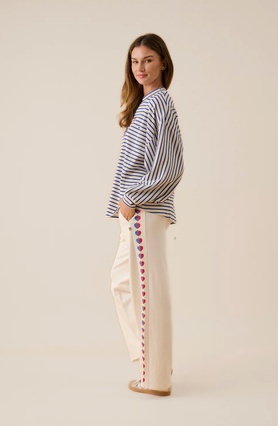 Araminta James AMJ Waffle L/S Tee