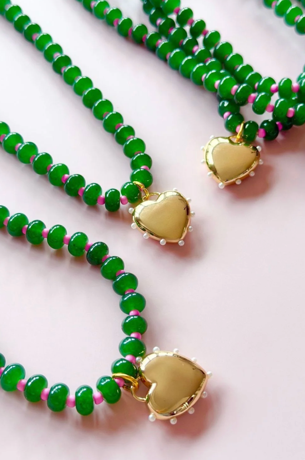 Mosk Emerald Gem Necklace
