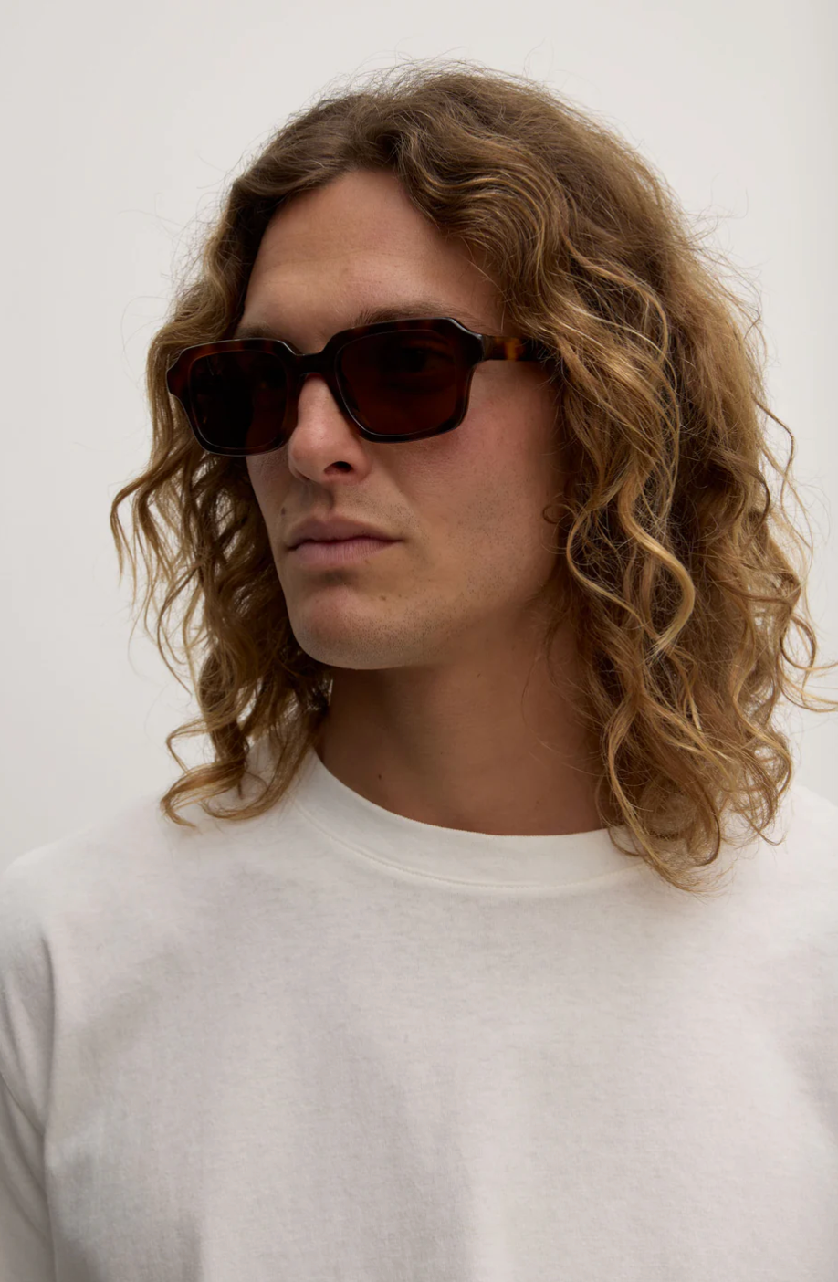 Assembly Label Retro Square Frame Sunglasses