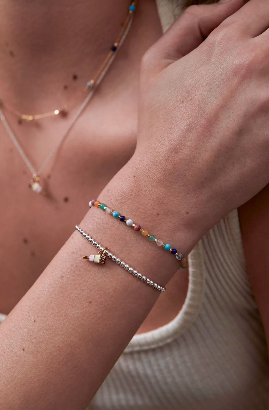 Estella Bartlett Amelia Mixed Gemstone Bracelet