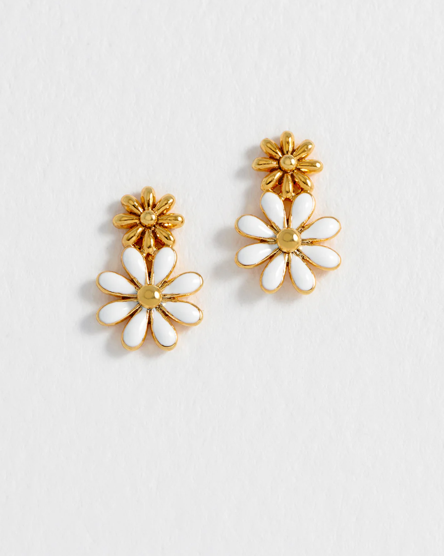 Estella Bartlett Double Flower Studs