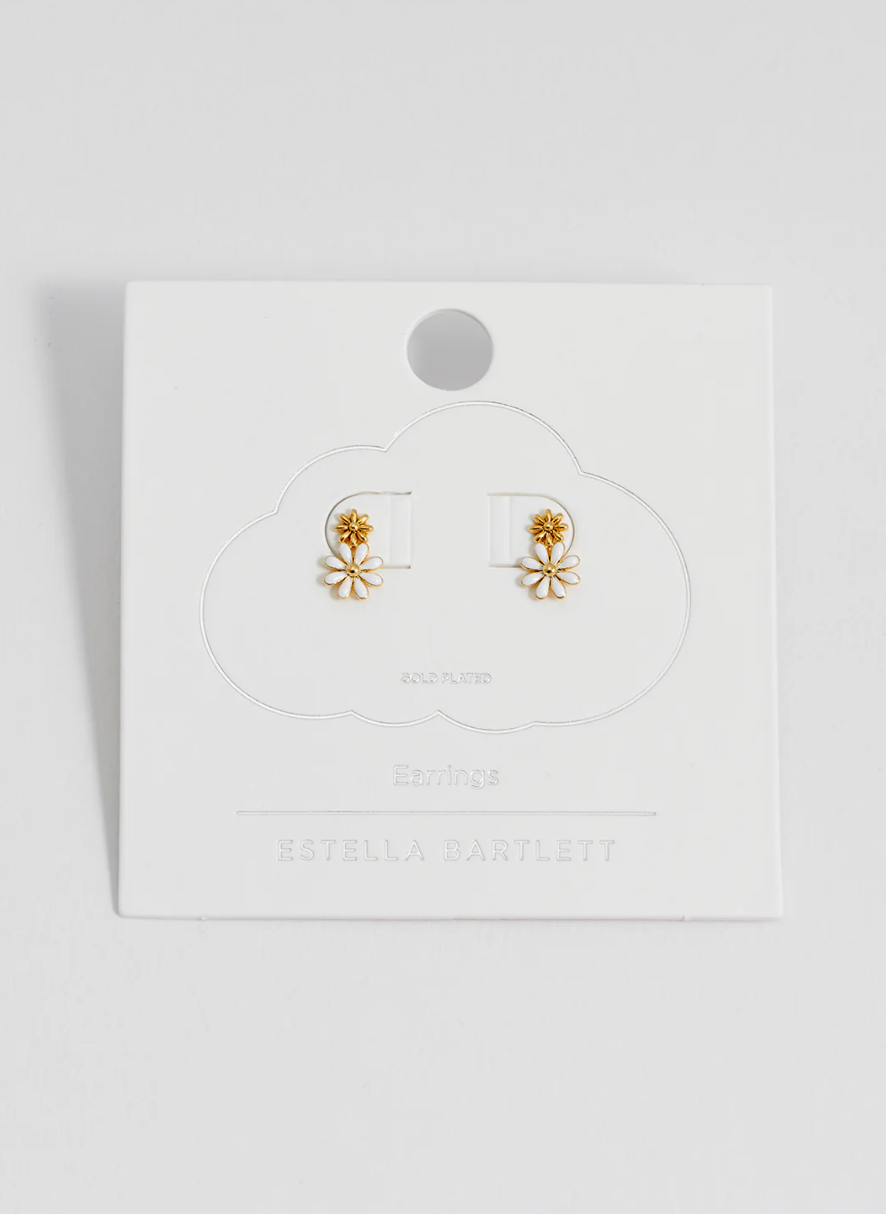 Estella Bartlett Double Flower Studs