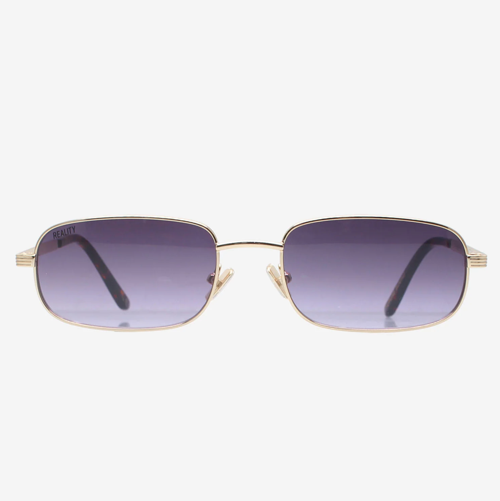 Reality Future Sound Gold Smoke Sunglasses