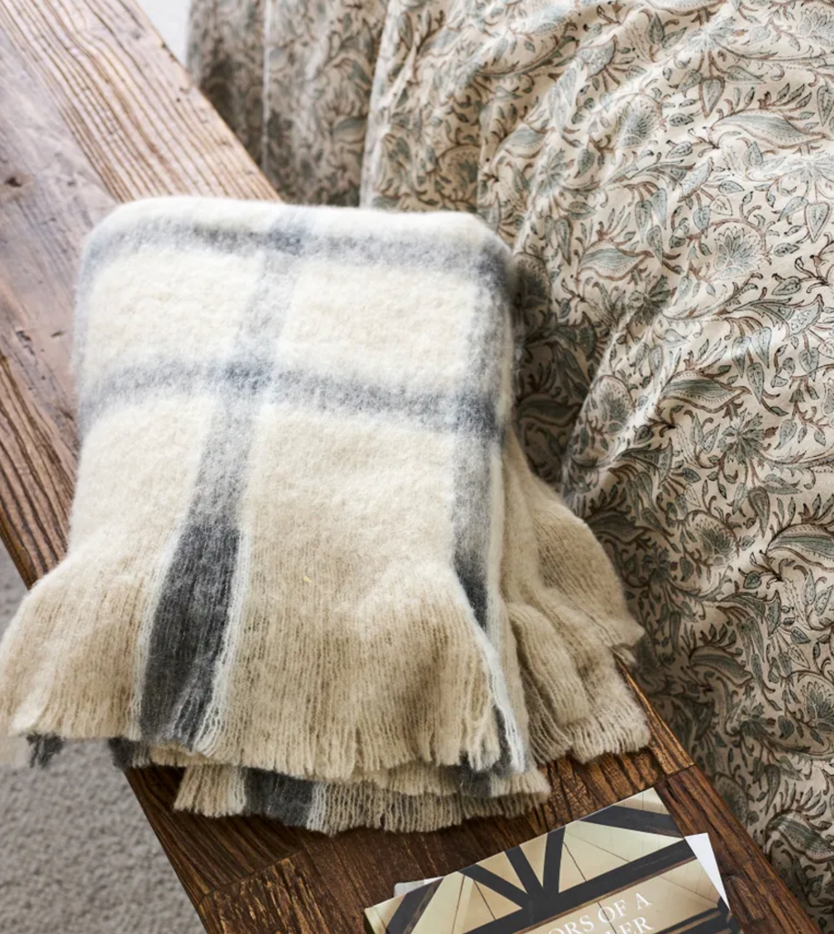 Juniper Check Throw