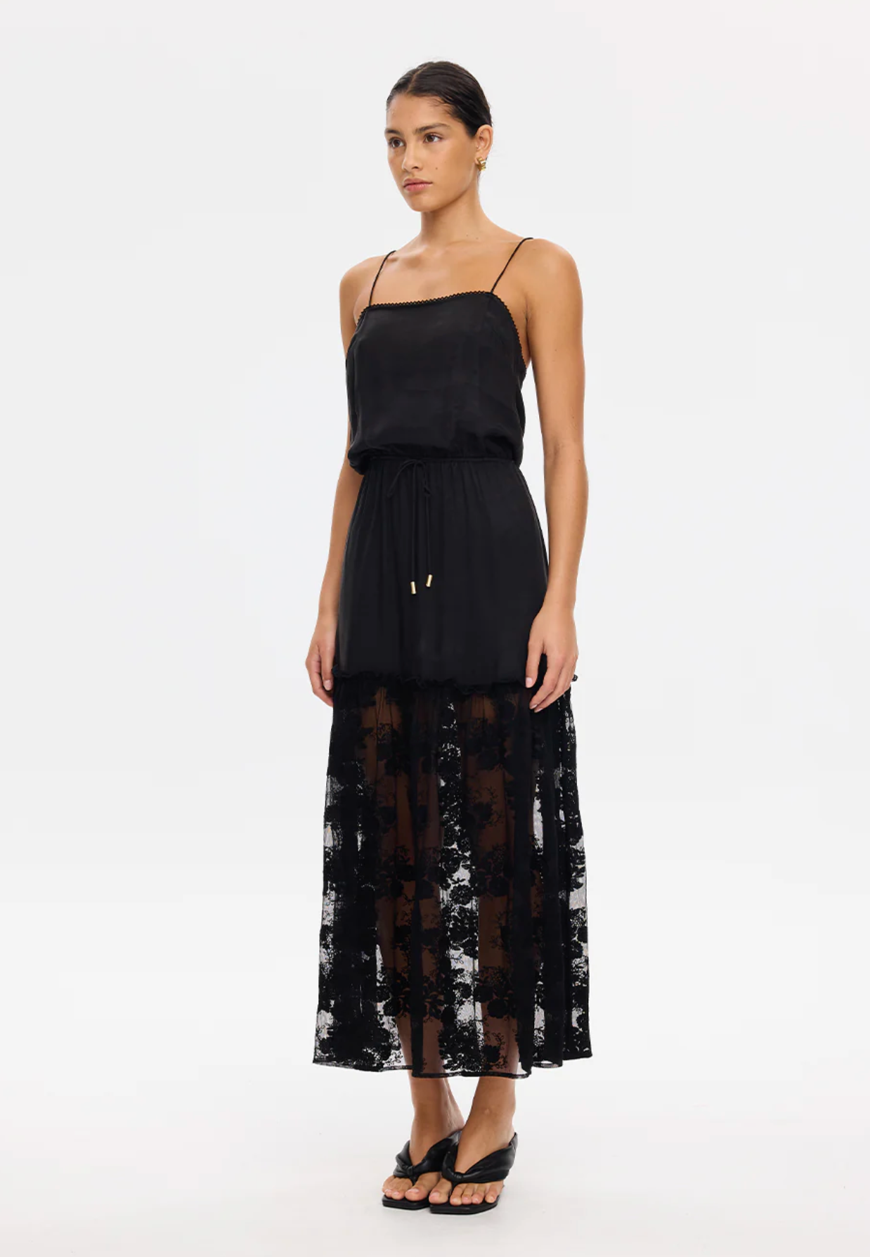 Kivari Blair Lace Maxi Dress
