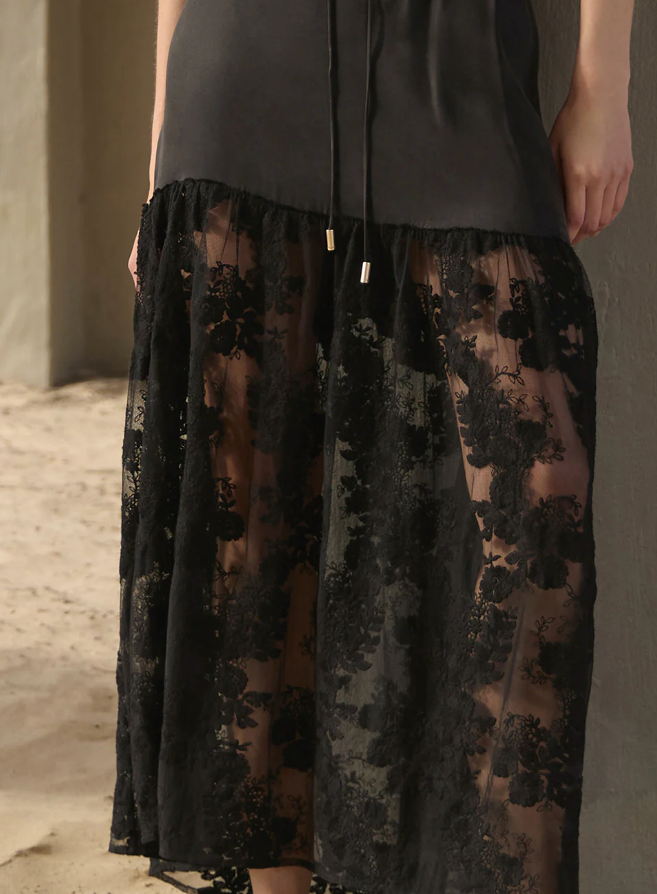 Kivari Blair Lace Maxi Dress