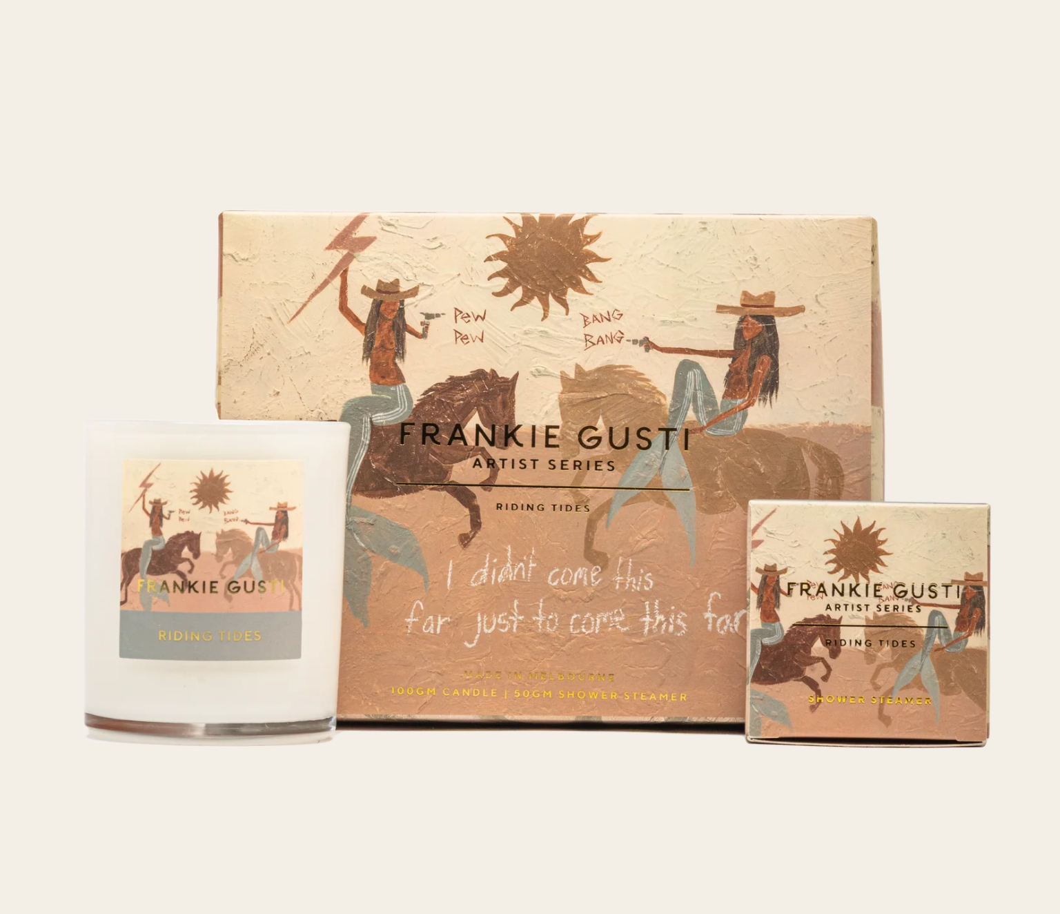 Frankie Gusti Candle + Steamer Duo
