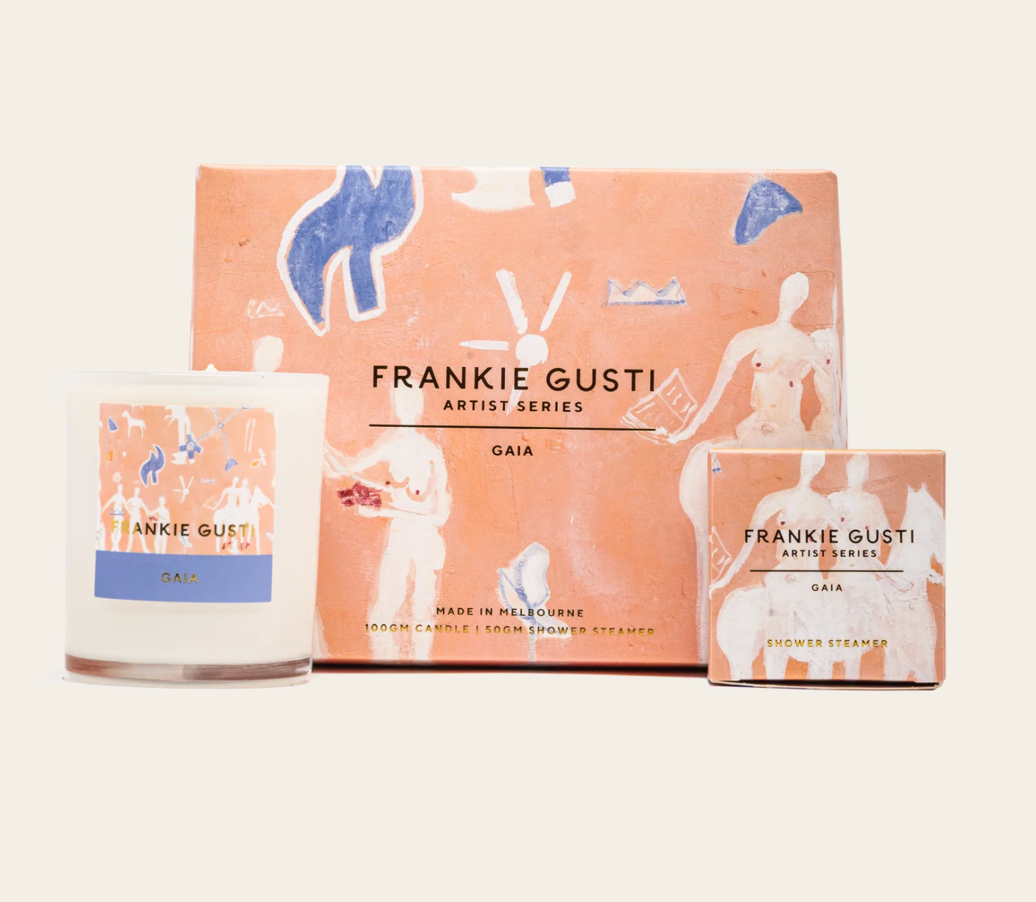 Frankie Gusti Candle + Steamer Duo