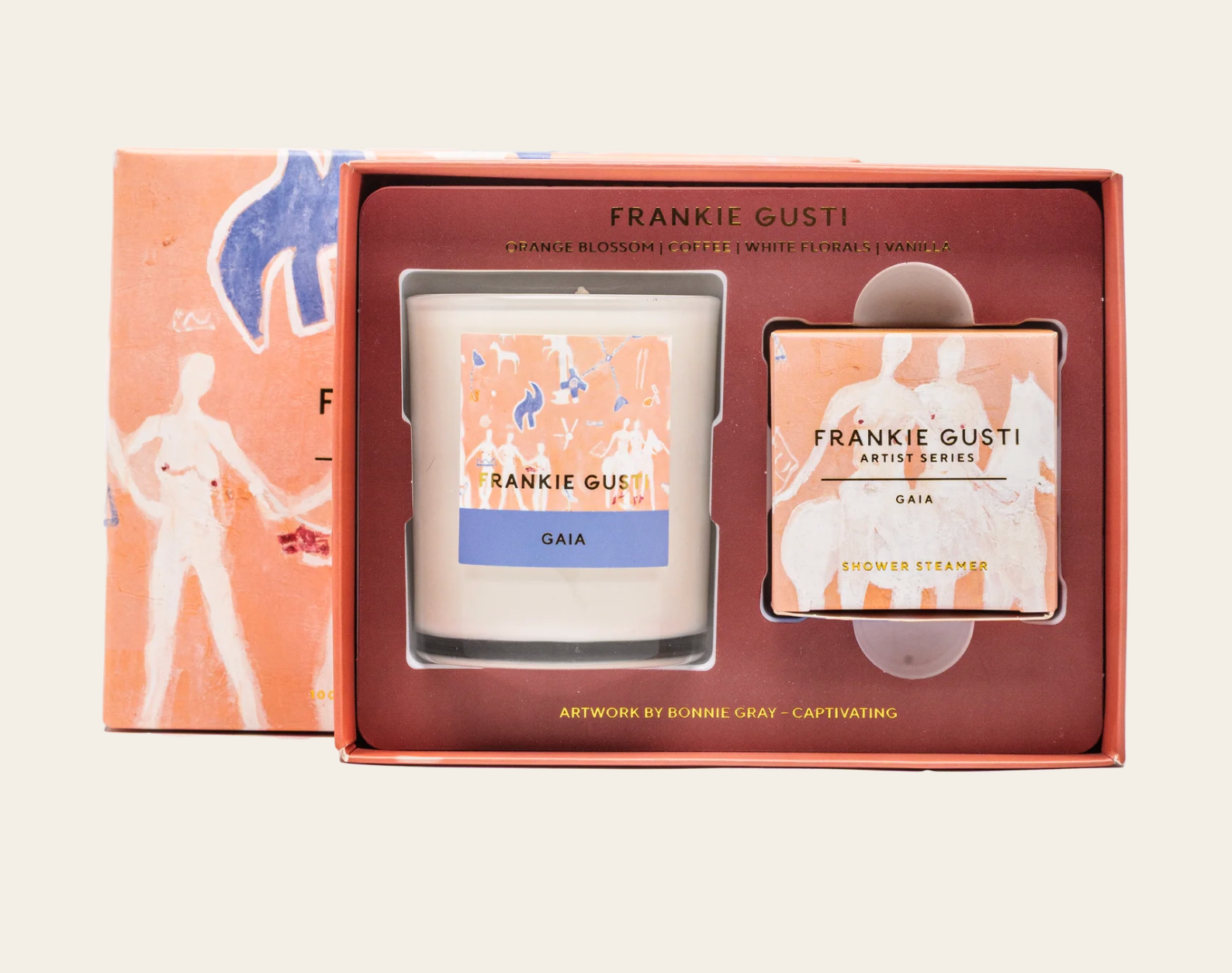 Frankie Gusti Candle + Steamer Duo