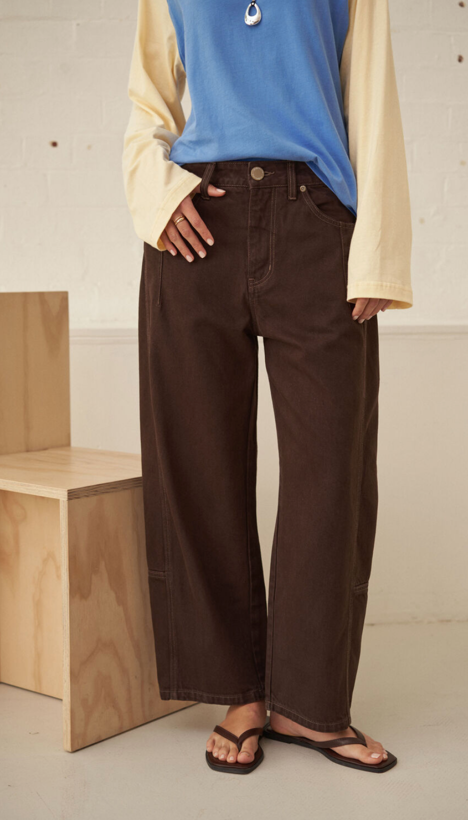 Ceres Life Demi Barrel Jean