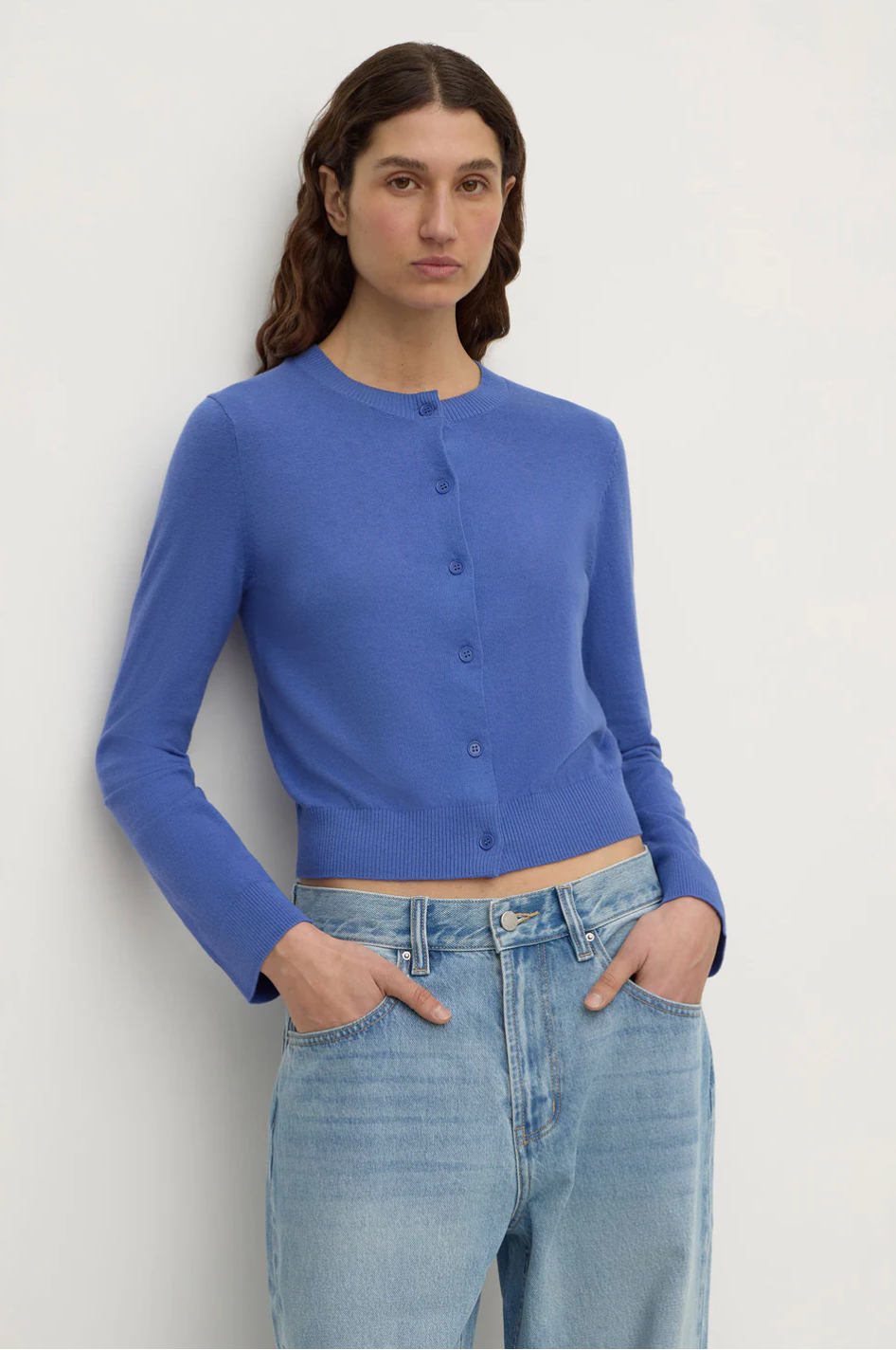 Assembly Label Orina Cotton Cashmere Cardigan