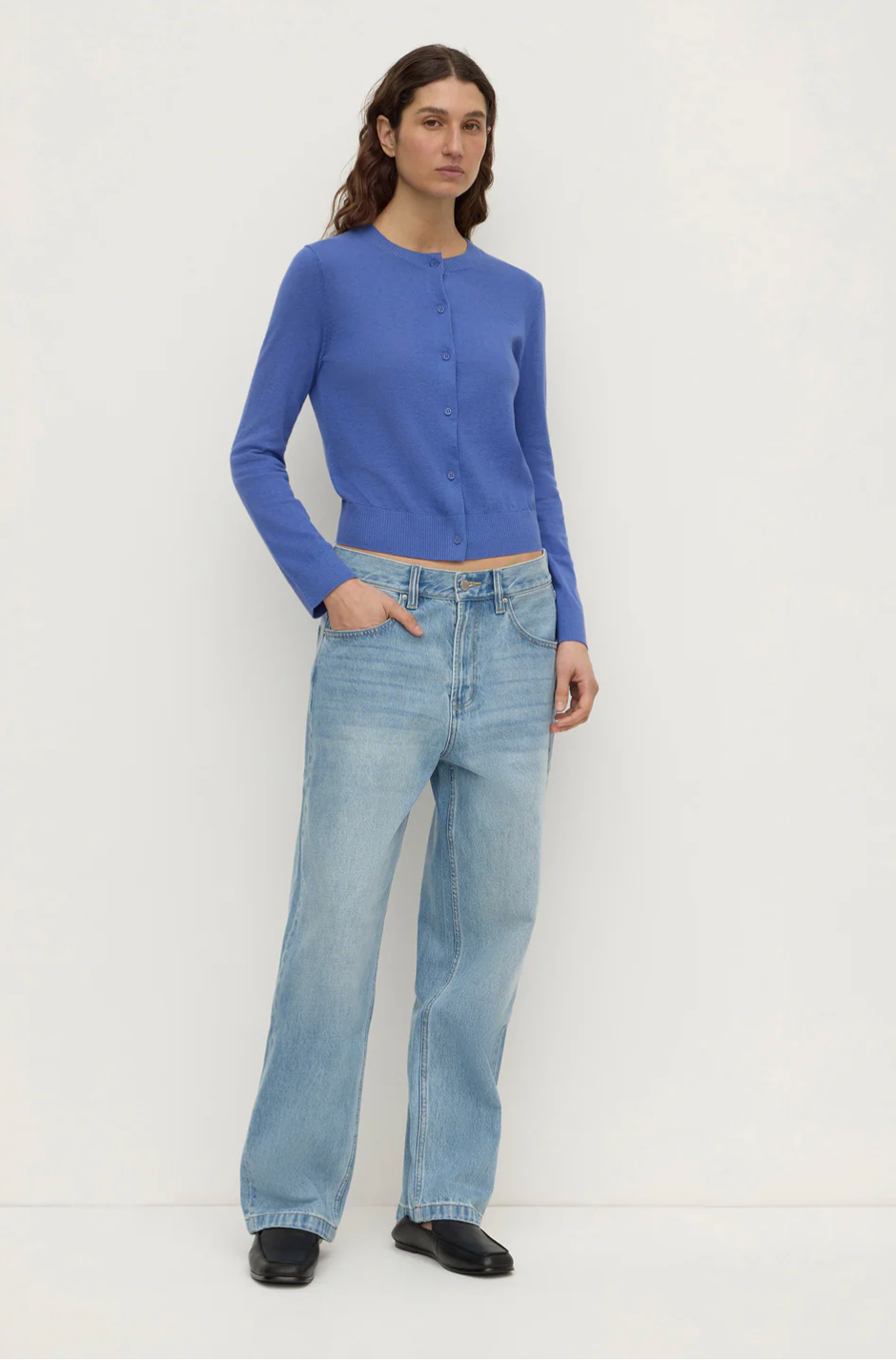 Assembly Label Orina Cotton Cashmere Cardigan