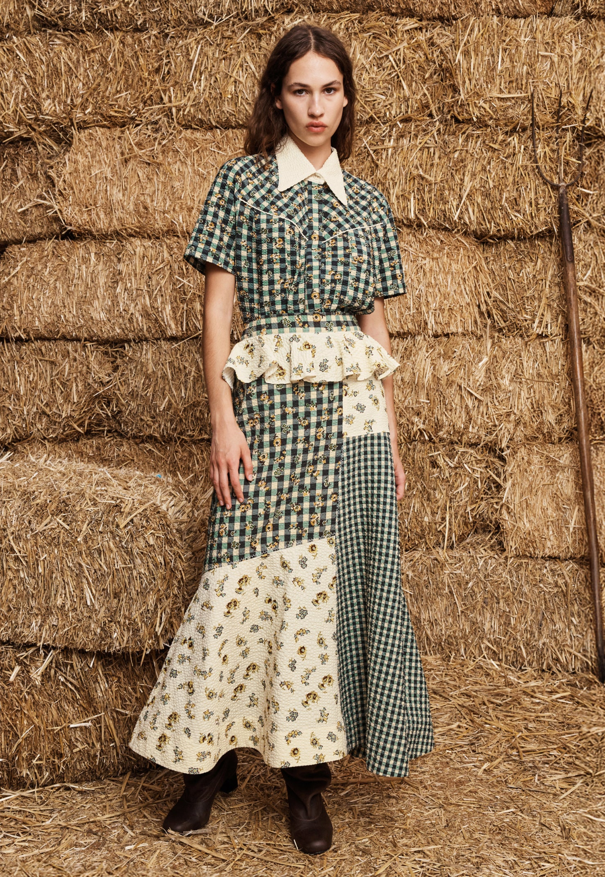 Alemais Outrider Seersucker Skirt
