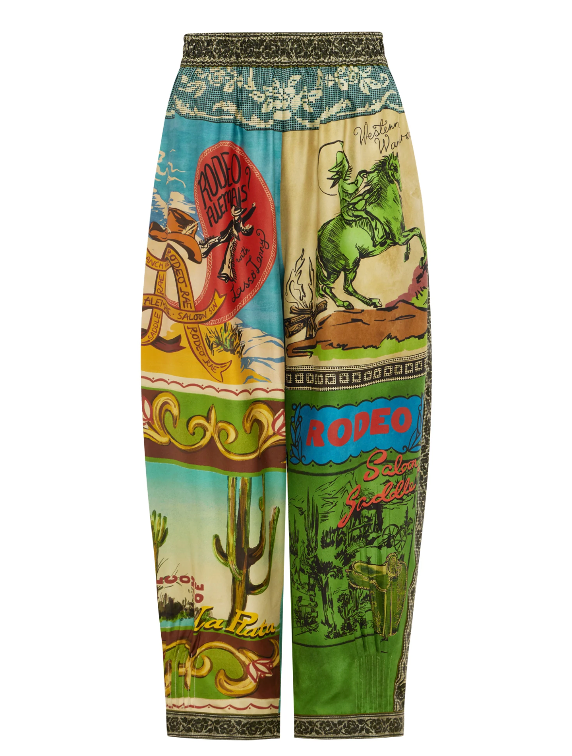 Alemais Ace Tapered Silk Pant