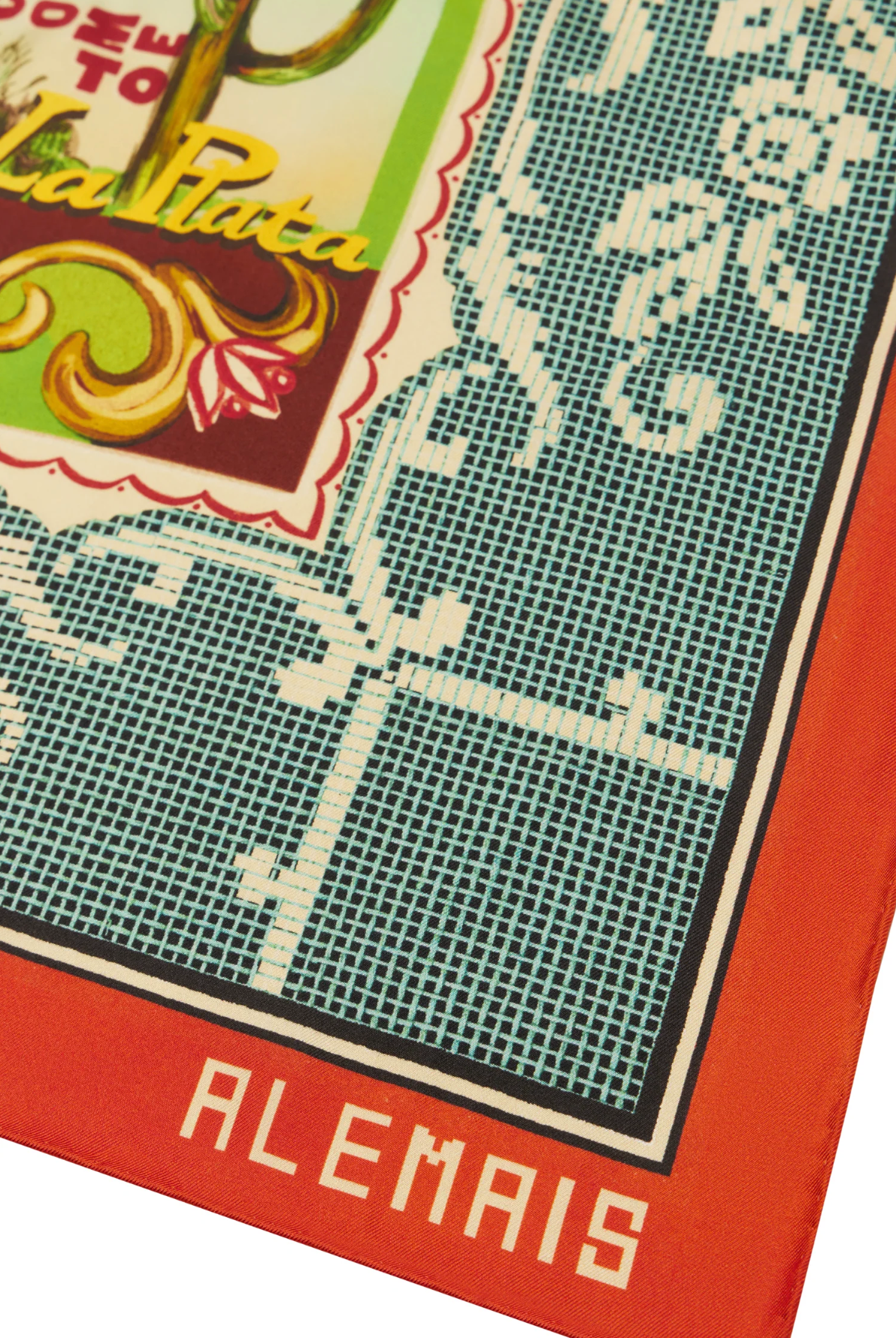 Alemais Ace Silk Scarf