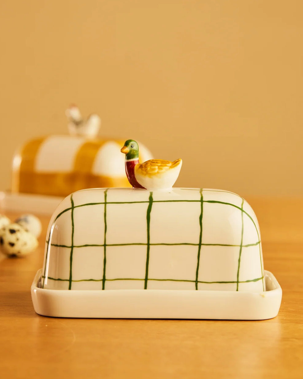 Butter Dish Duck Butter Up