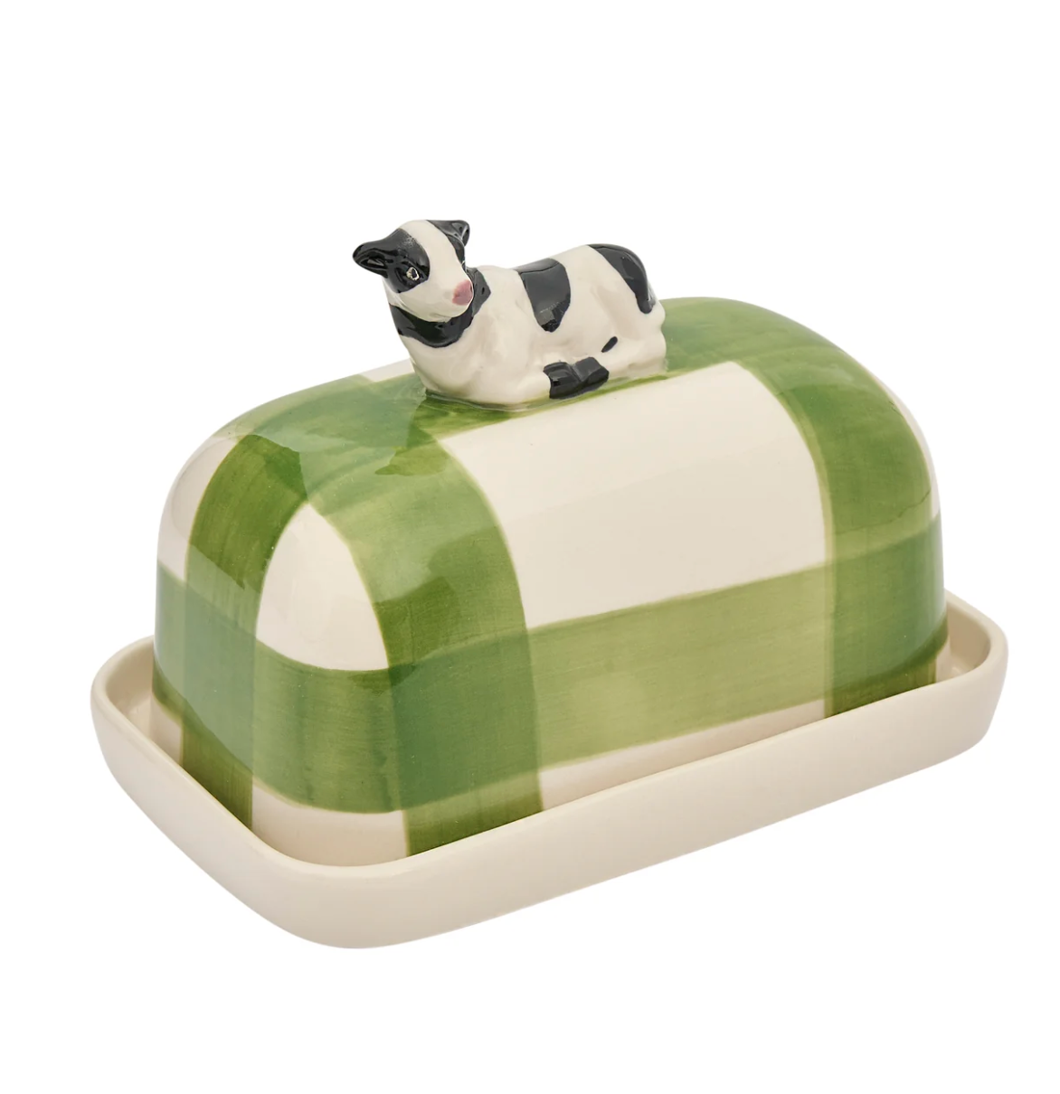 Butter Dish Cow Butter Up