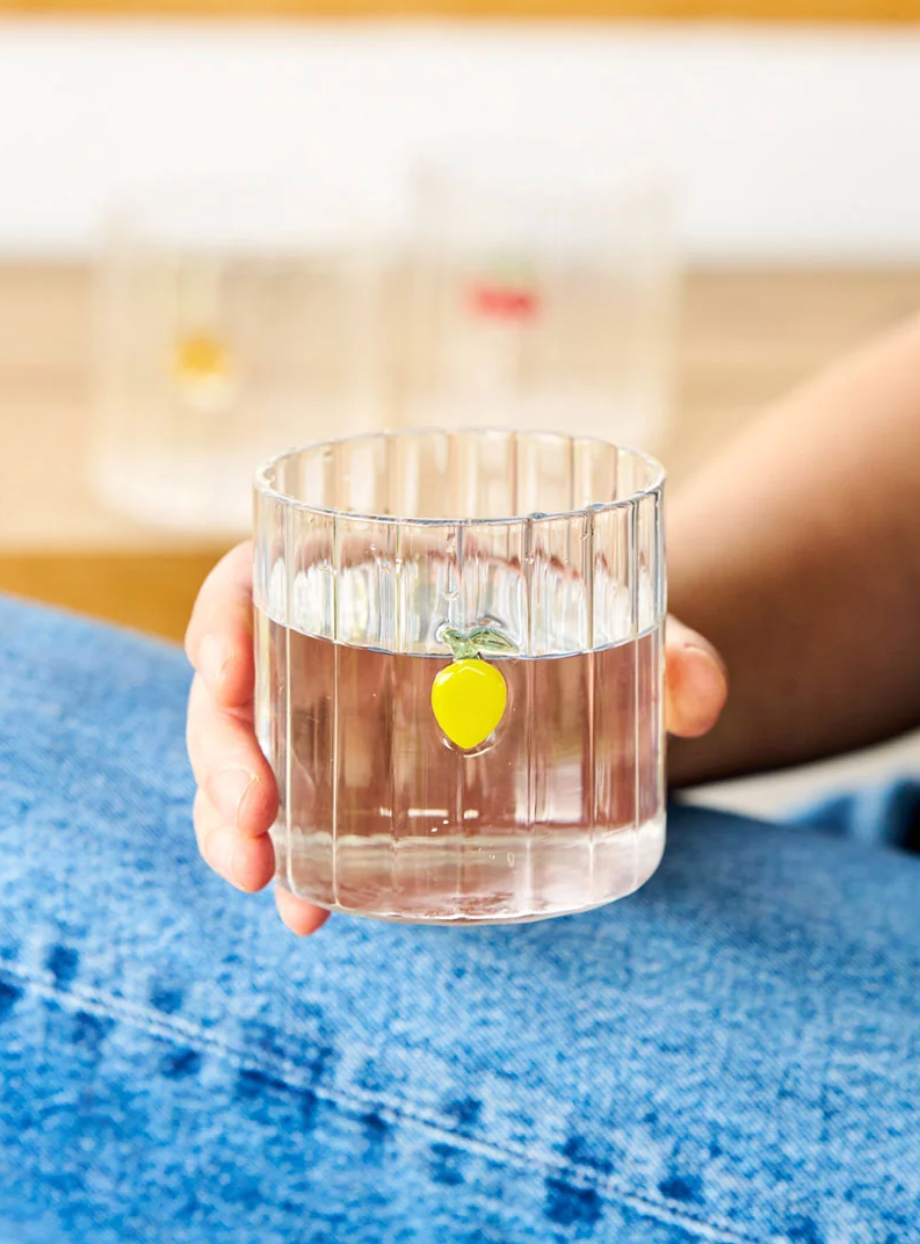 Glass Tumbler Lemon Haven