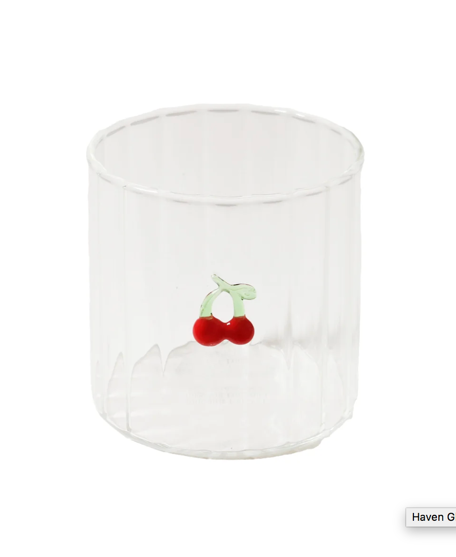 Glass Tumbler Cherry Haven