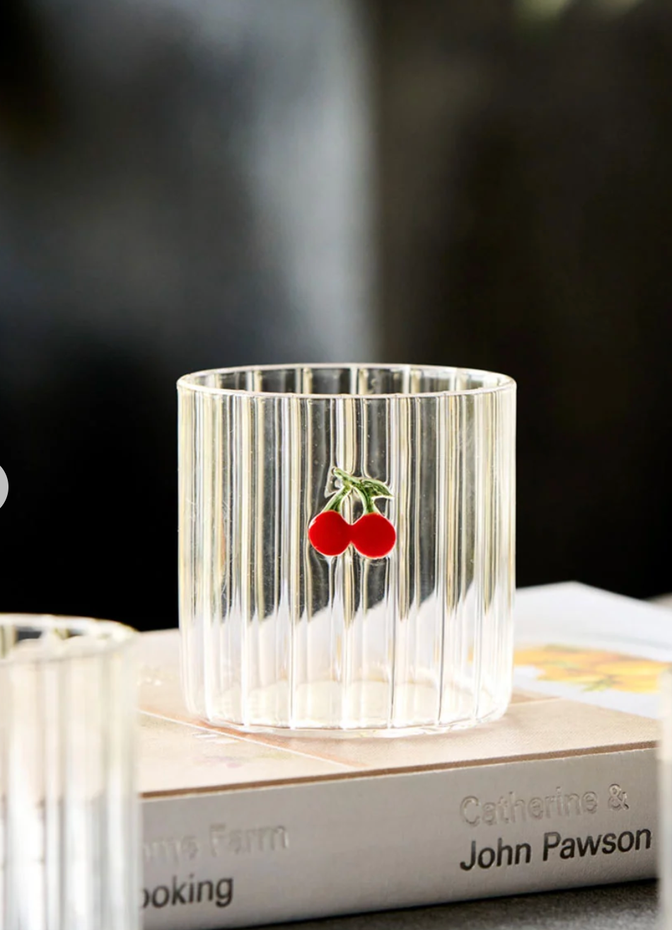 Glass Tumbler Cherry Haven