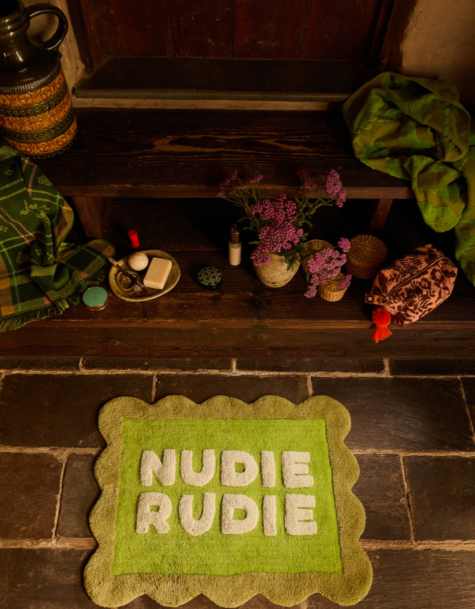 Romy Nudie Bath Mat Cactus Green
