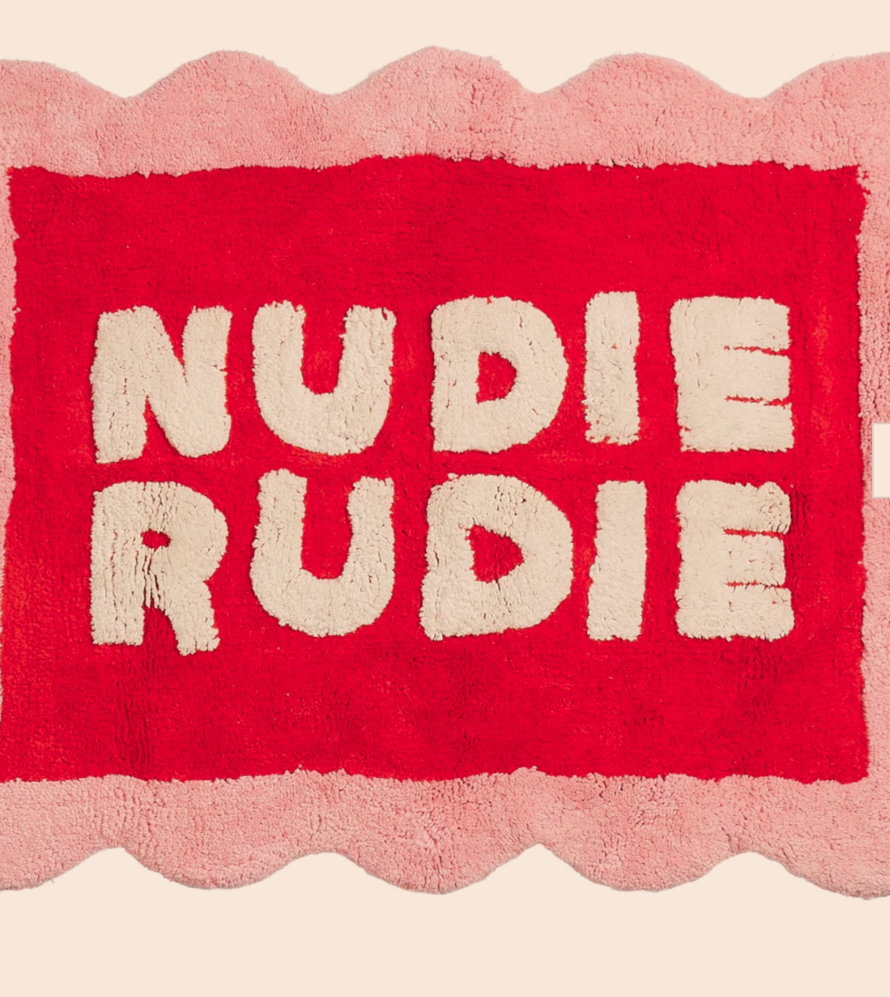 Sage X Clare Romy Bath Mat Poppy