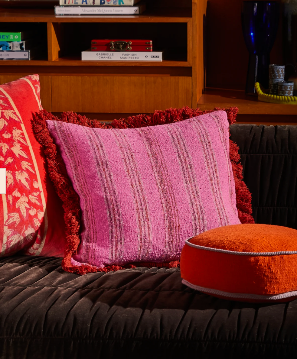 Sage X Clare Nicolette Cushion Pansy