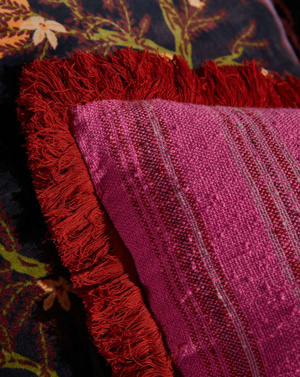 Sage X Clare Nicolette Cushion Pansy