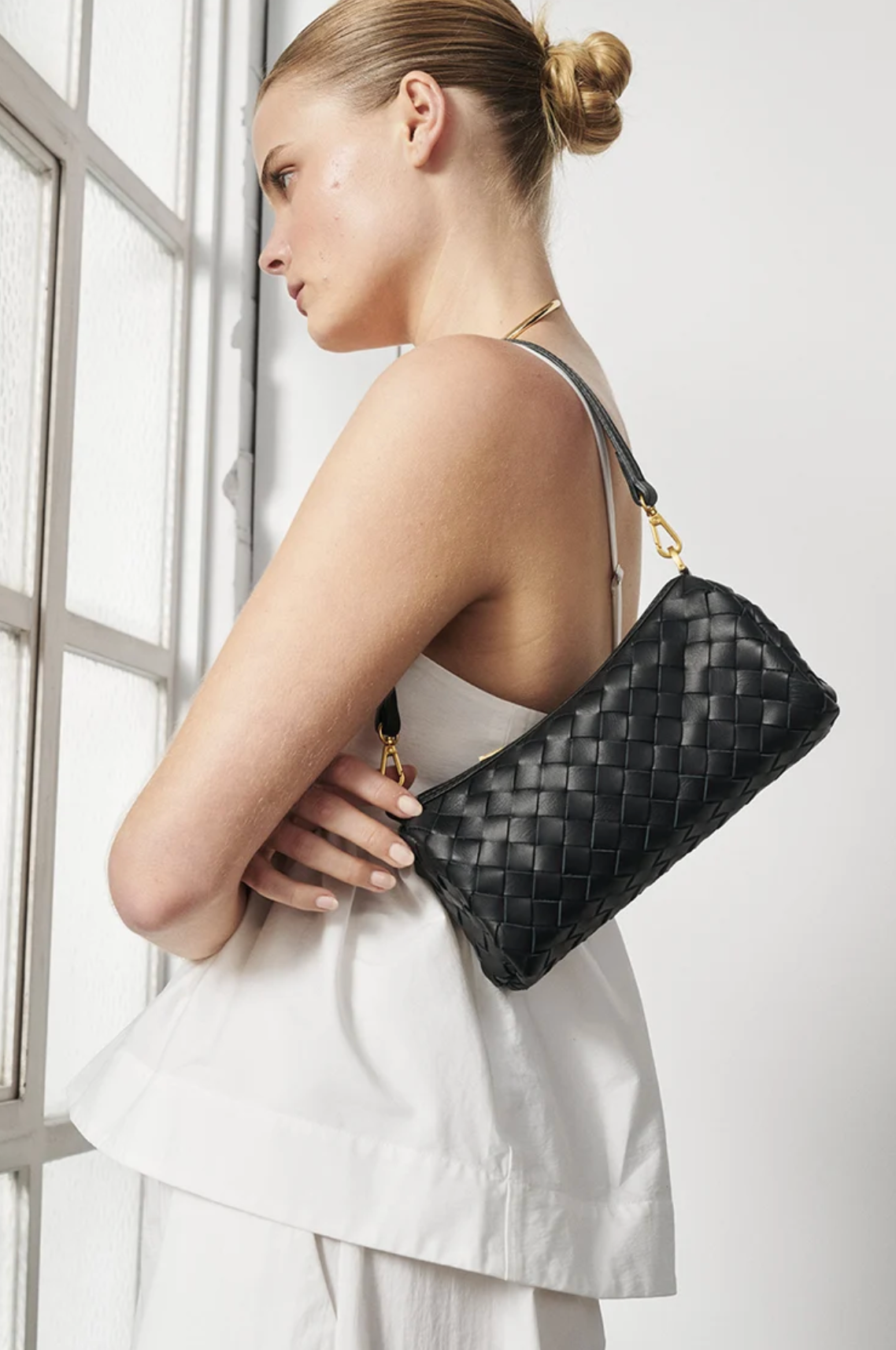 Vestirsi Vivi Woven Crossbody Black