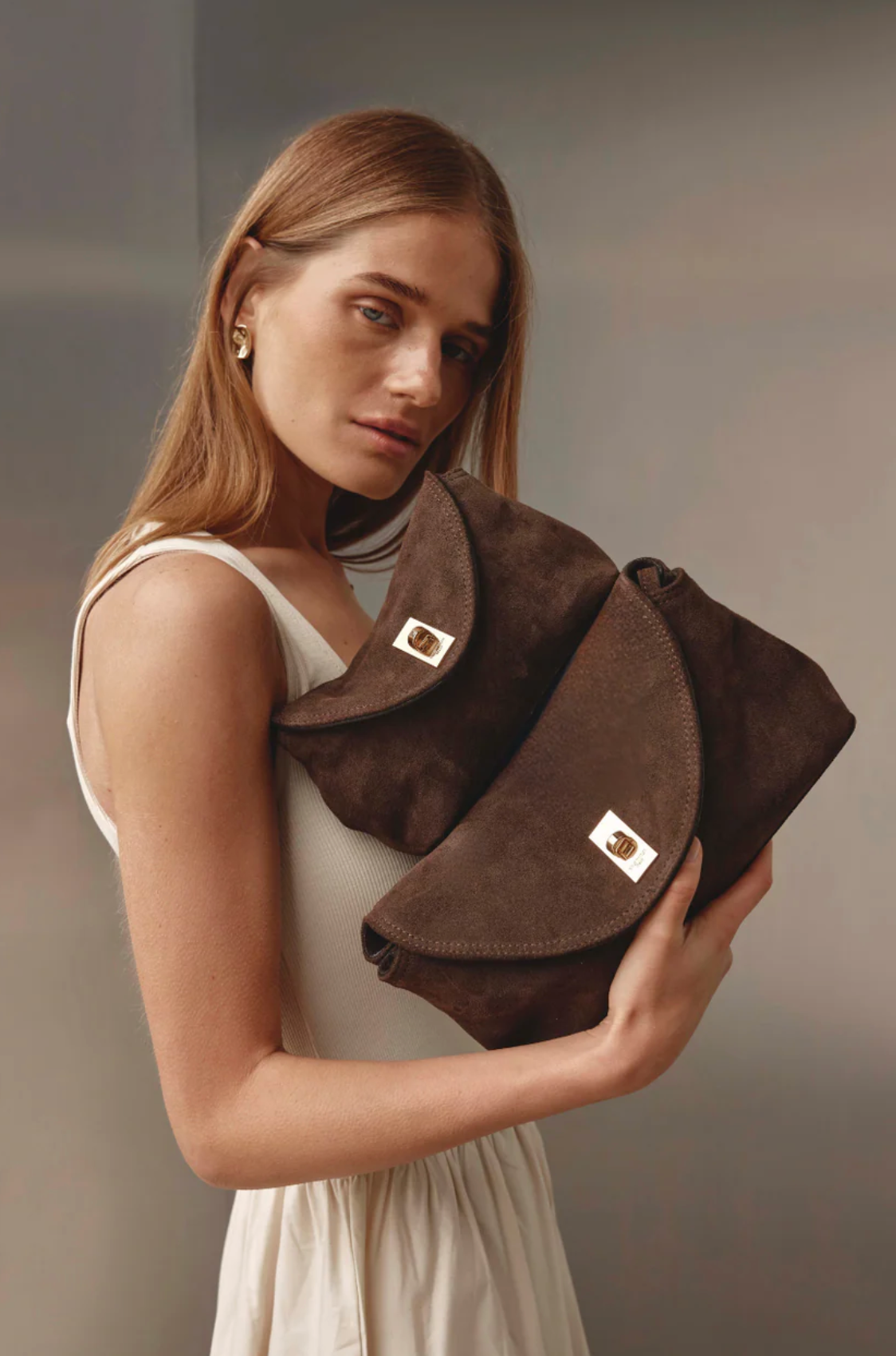 Vestirsi Sloane Classic Suede Dark Chocolate
