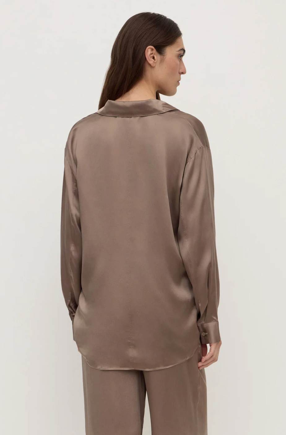 Assembly Label Pippa Silk Long Sleeve Shirt