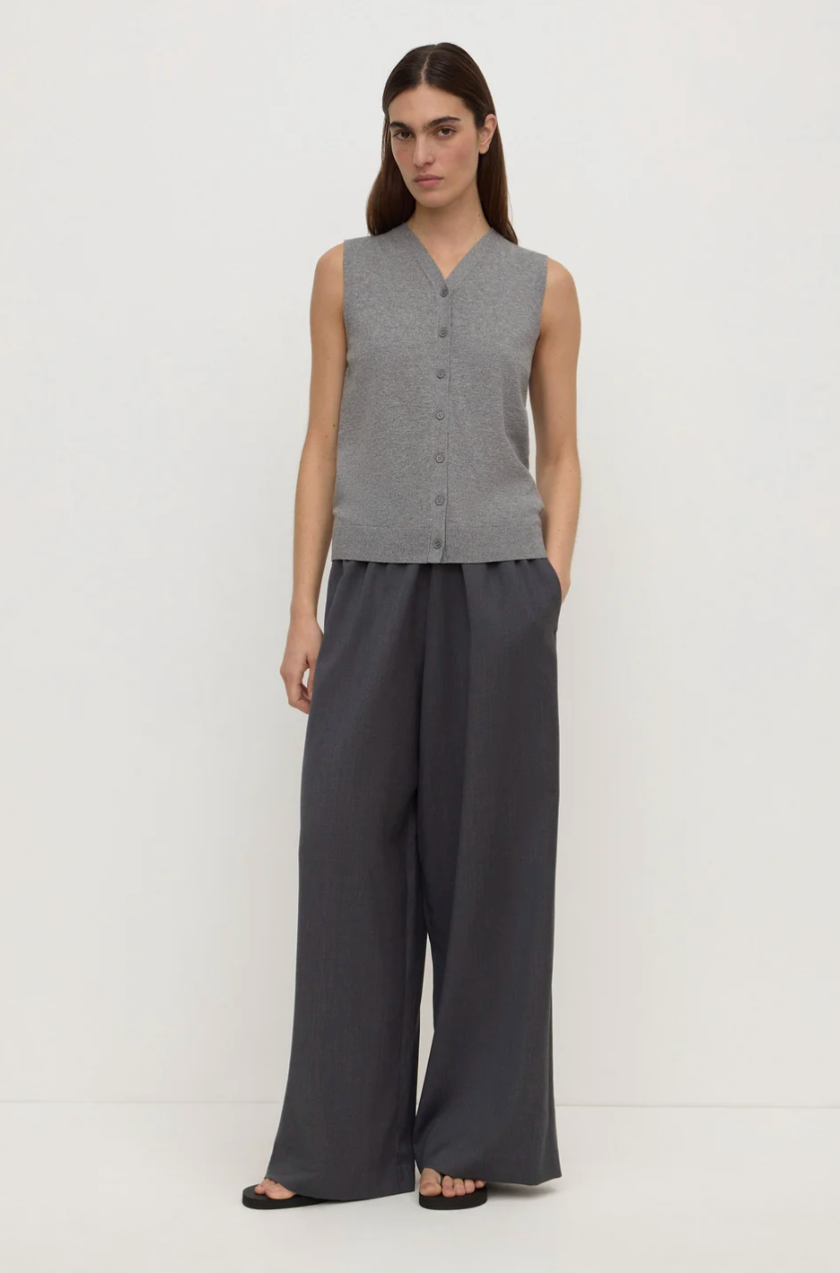 Assembly Label Maya Cotton Cashmere Vest