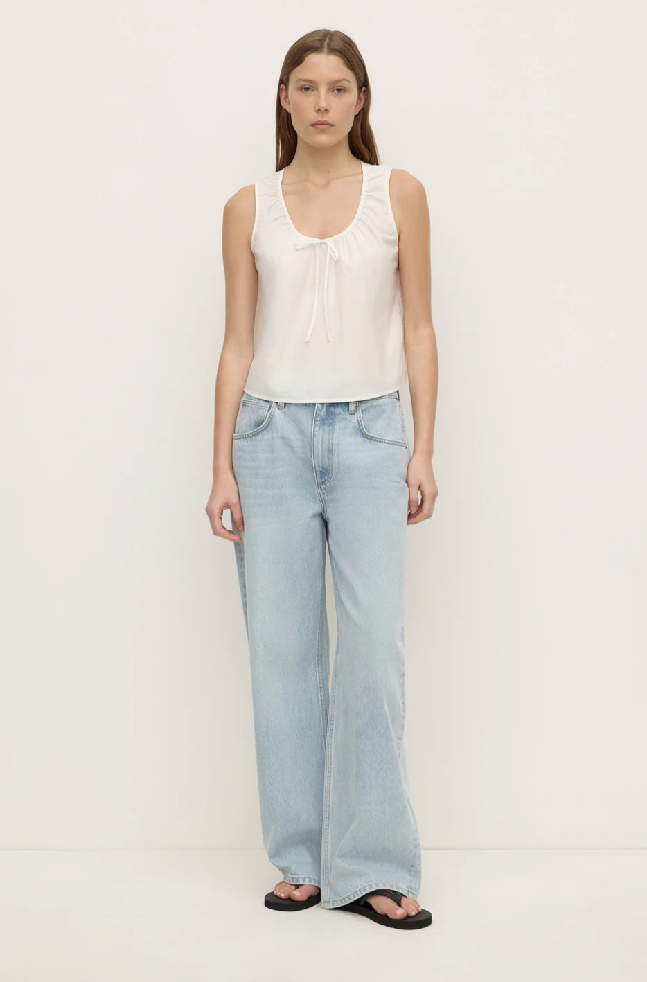 Assembly Label Holly Cotton Tie Top
