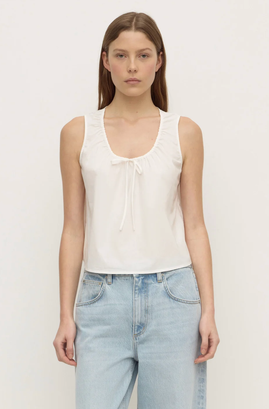 Assembly Label Holly Cotton Tie Top