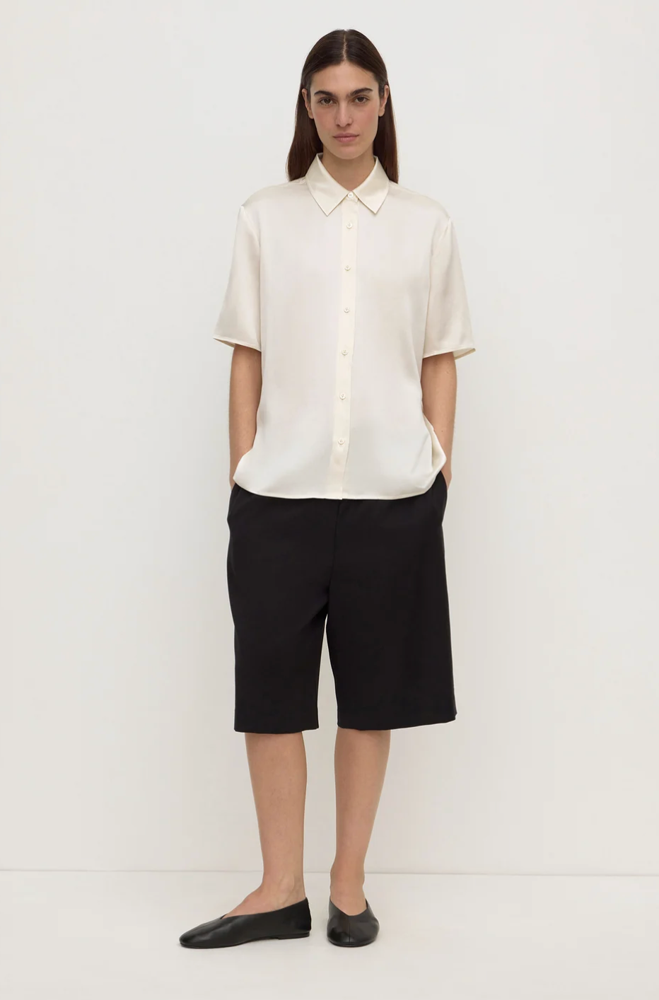 Assembly Label Pippa Silk Short Sleeve Shirt