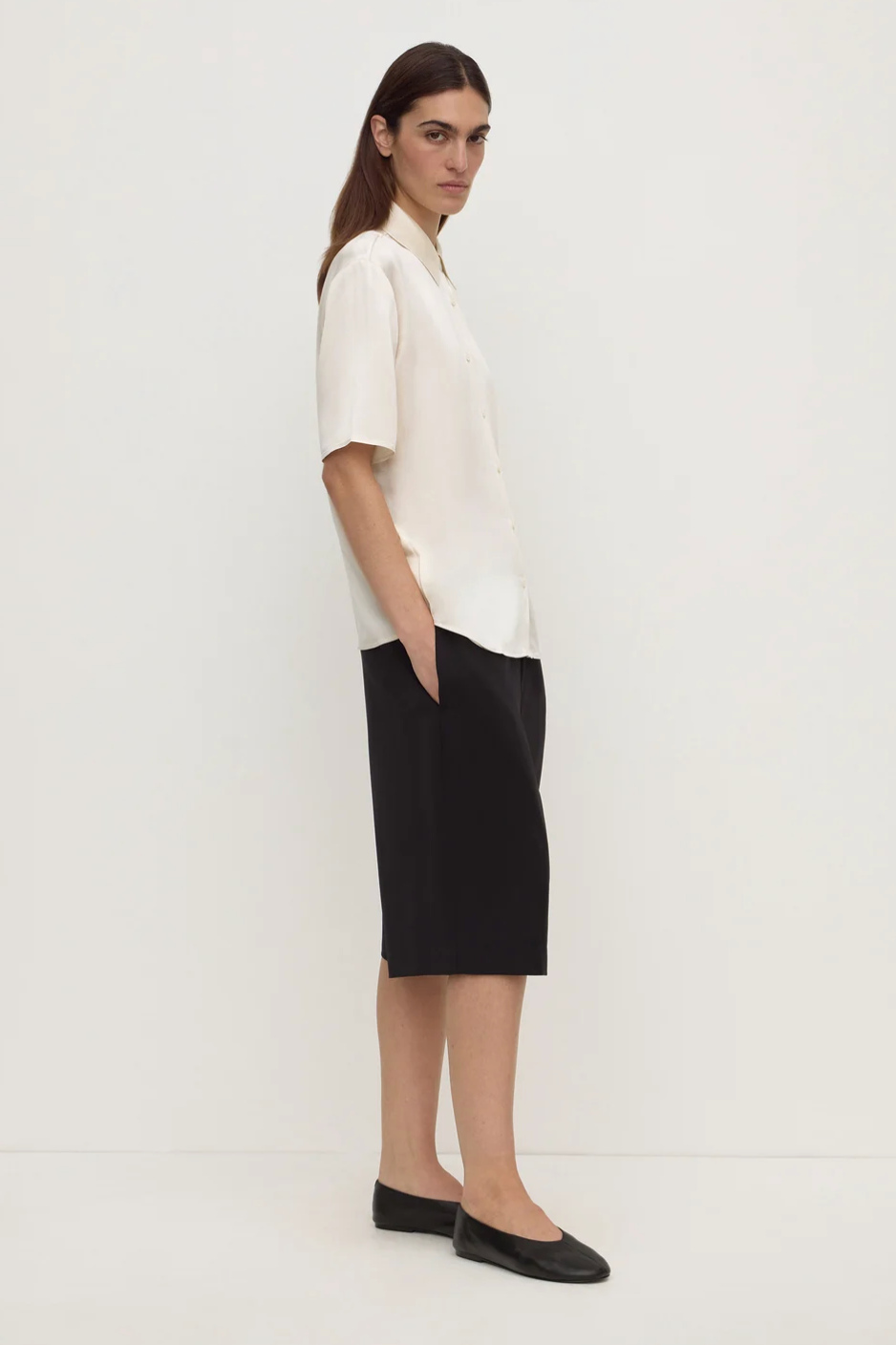 Assembly Label Pippa Silk Short Sleeve Shirt