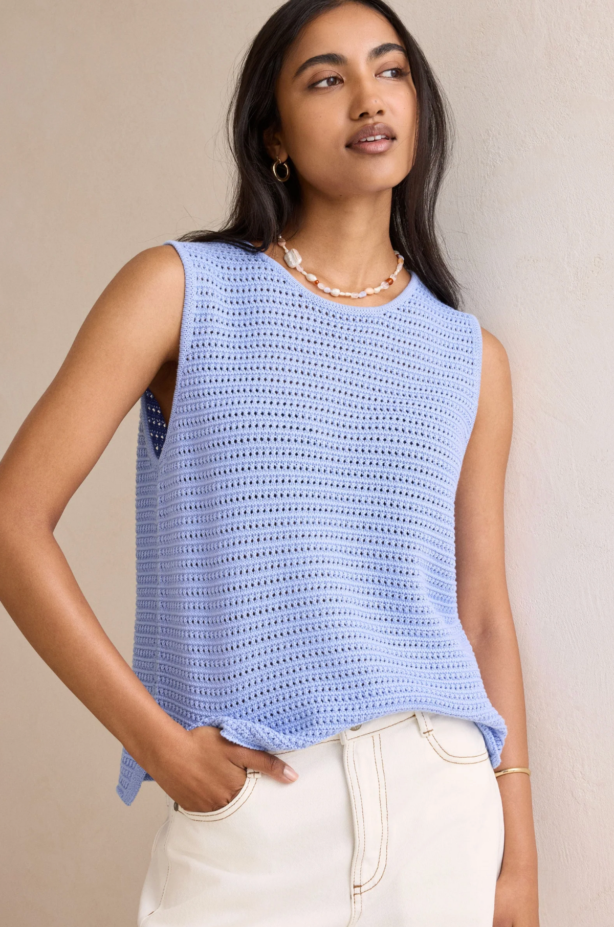 Ceres Life Margot Mesh Knit Tank
