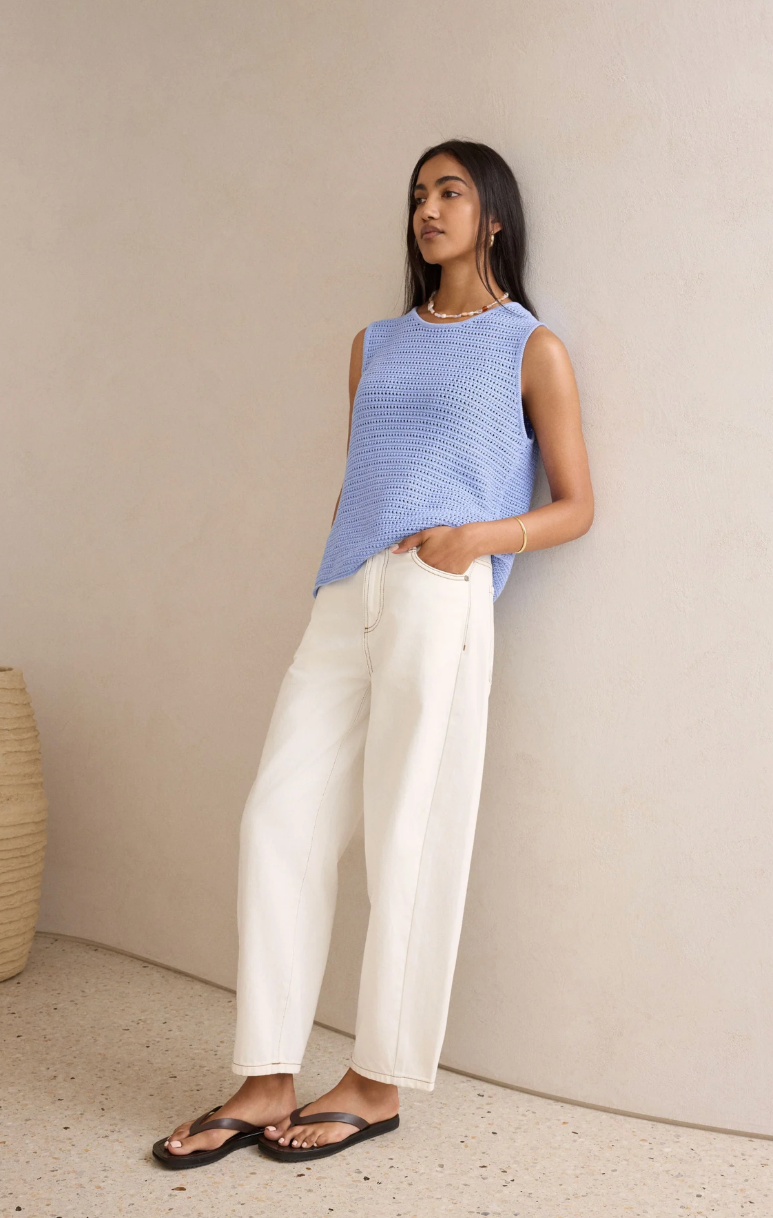 Ceres Life Margot Mesh Knit Tank