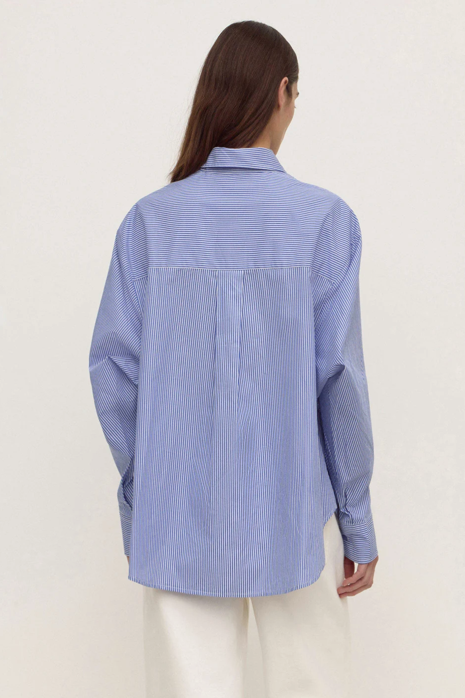 Assembly Label Ava Stripe Cotton Poplin Shirt