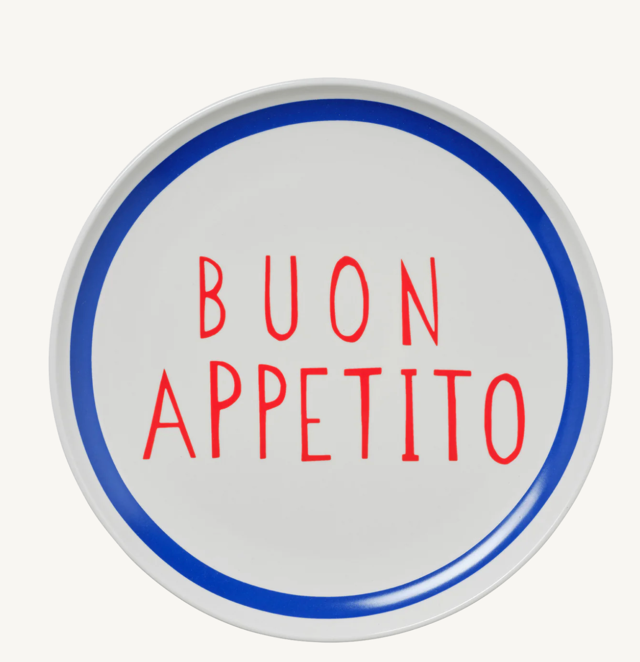 Round House Large Buon Appetito Plate