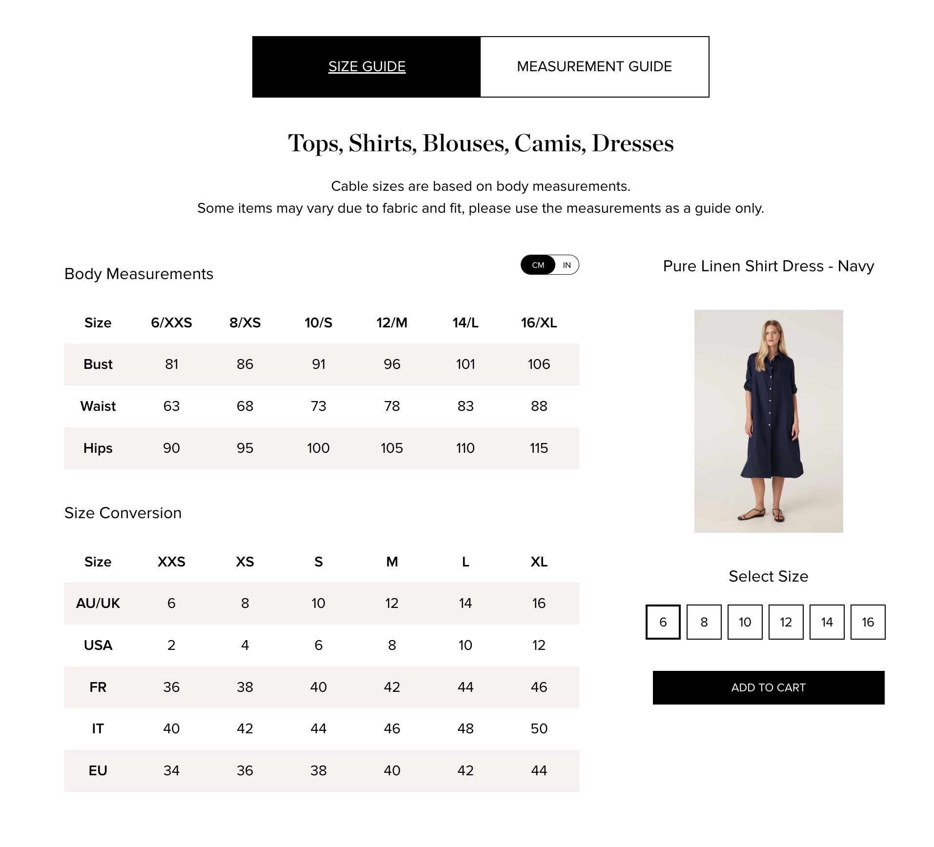 Cable Pure Linen Shirt Dress