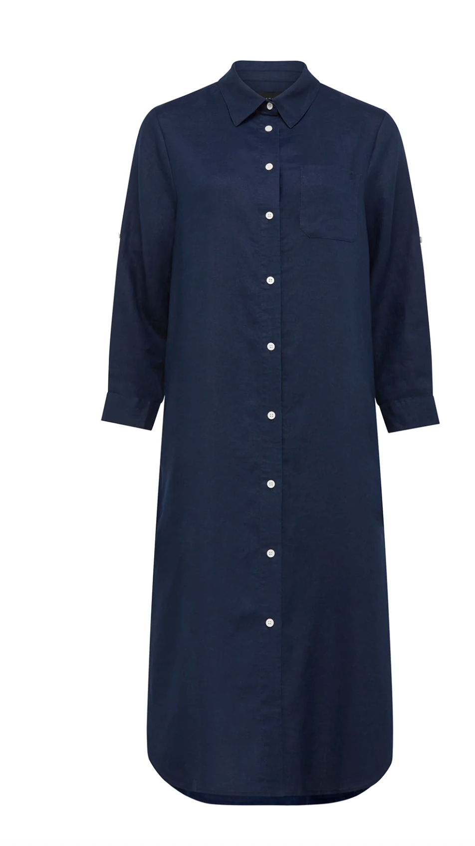 Cable Pure Linen Shirt Dress
