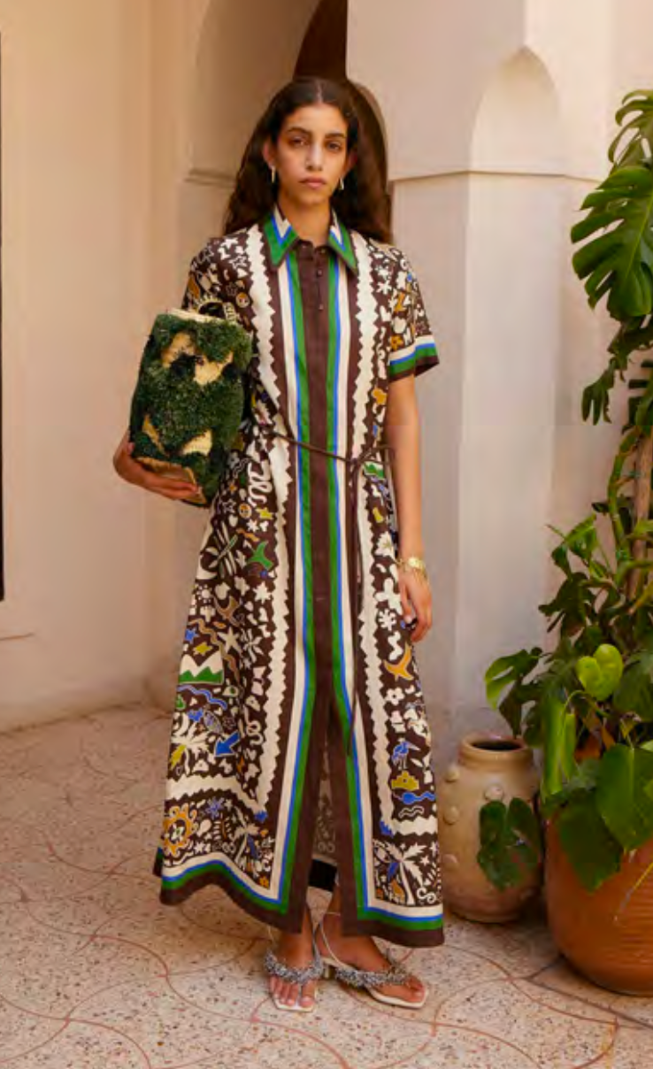 Alemais Maroc Shirtdress