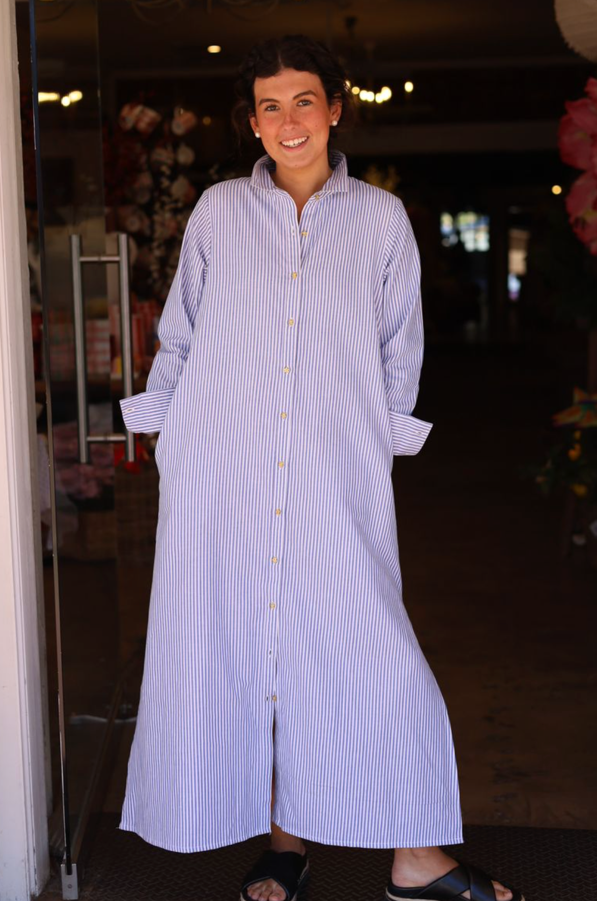 Grace & May Starlight Stripe Dress