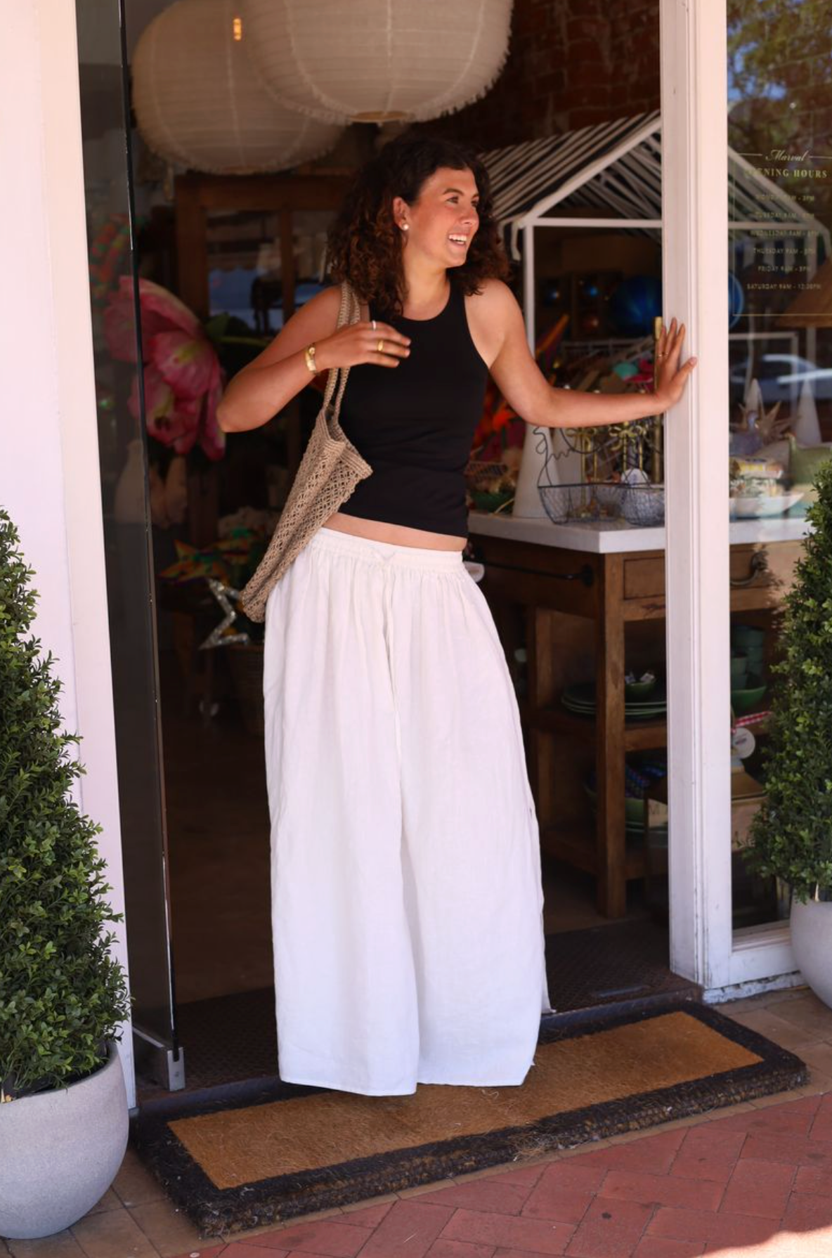 Grace & May Luna Linen Skirt
